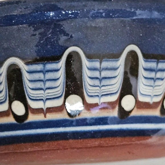 Troyan Bulgarian Drip Glaze Redware Clay Handcrafted Boho Bowl. - Picture 6 of 9